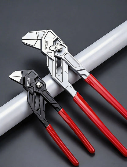 Adjustable Water Pump Pliers - Self-Locking Pipe Wrench for Plumbing, Faucets & DIY Repairs