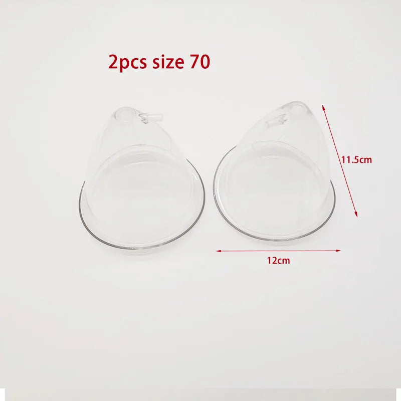 E-Cup Vacuum Suction Breast Enlargement & Body Massage Device, Multi-Function Cupping System for Neck, Back, Butt Lift & Nipple Care