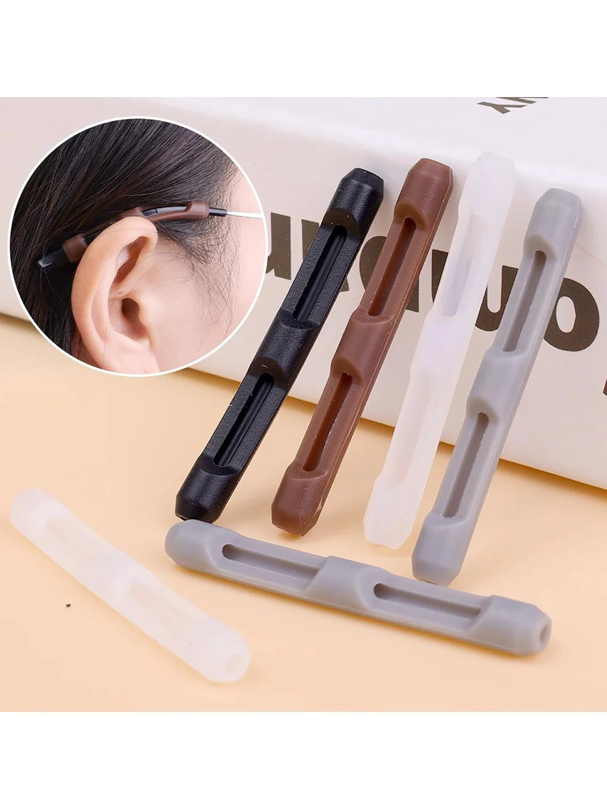 10/20pcs Anti-Slip Silicone Glasses Sleeve – Ear Hook & Frame Brackets for Secure Fit