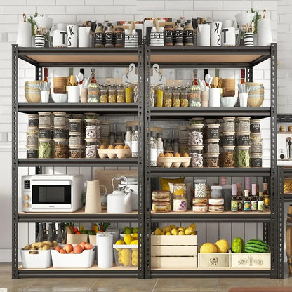 72" Heavy Duty Garage Shelving – 5-Tier Adjustable Metal Storage Shelves, 2000LBS Capacity