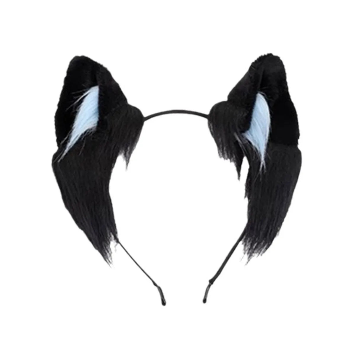 Cute Cat Ear Headband - Plush Christmas Animal Hairband for Kids Holiday Dress-Up & Hair Accessories