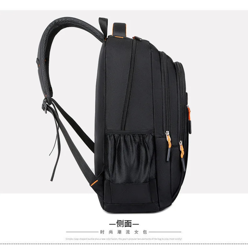 Men’s Oxford Waterproof Backpack – Business Laptop Rucksack for Travel, Work & High School Students