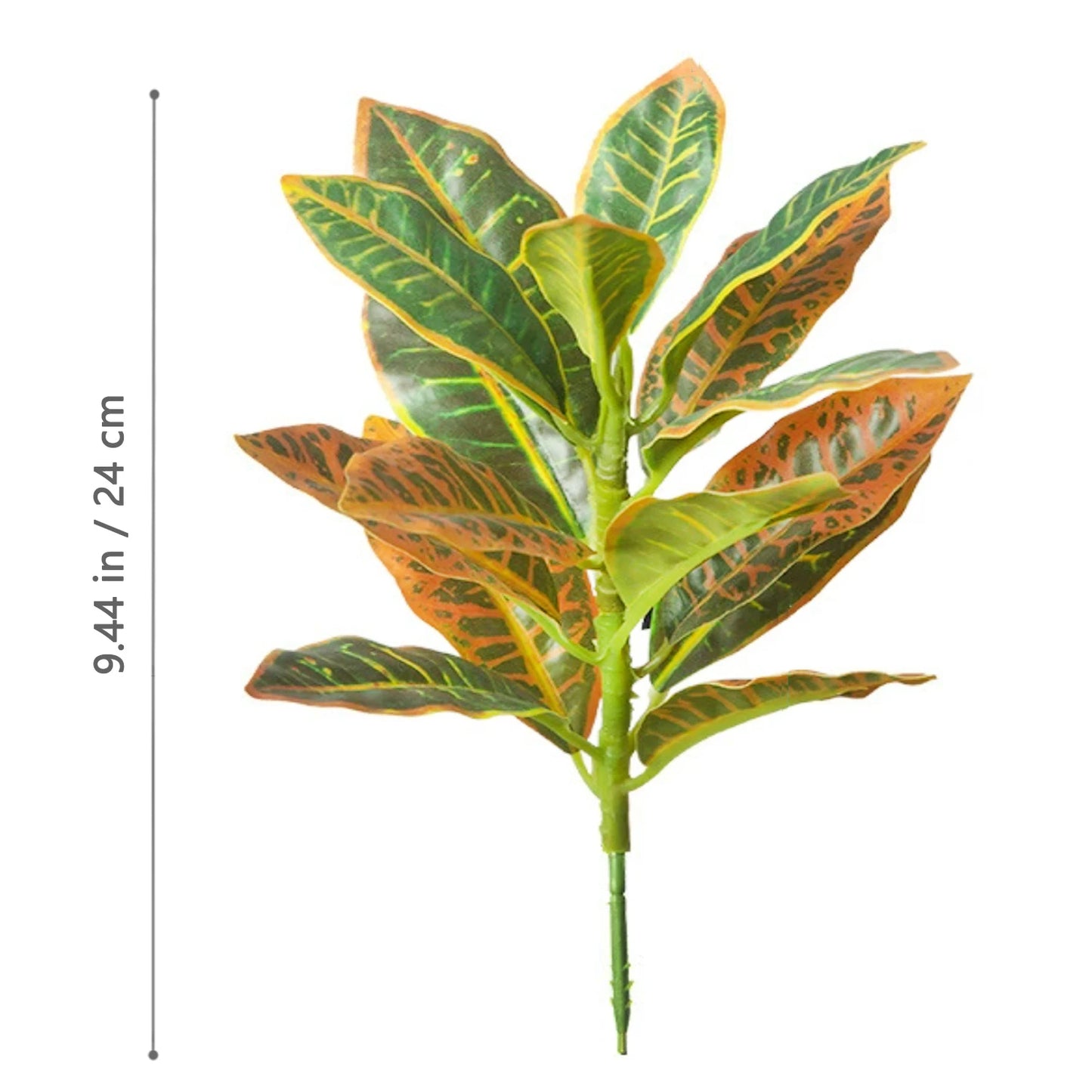 32–120cm Artificial Banyan Tree Branch – Tropical Fake Plant with Red Leaves for Home, Garden & Indoor Decorative Display