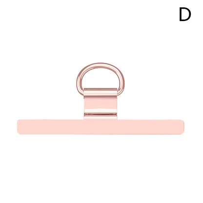 0.3mm Metal Phone Tether Tab – 360° Rotating Phone Lanyard Patch Clip Replacement Hanging Strap Gasket Accessory