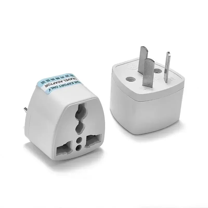 KR Plug Adapter – Multifunction Universal AU, UK, US to EU Type E/F Electrical Socket for France & Spain Travel