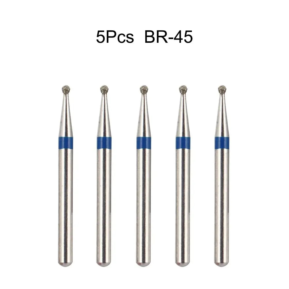 5pcs Dental Diamond Burs Drill FG 1.6mm – High-Speed Handpiece Burs for Polishing & Whitening