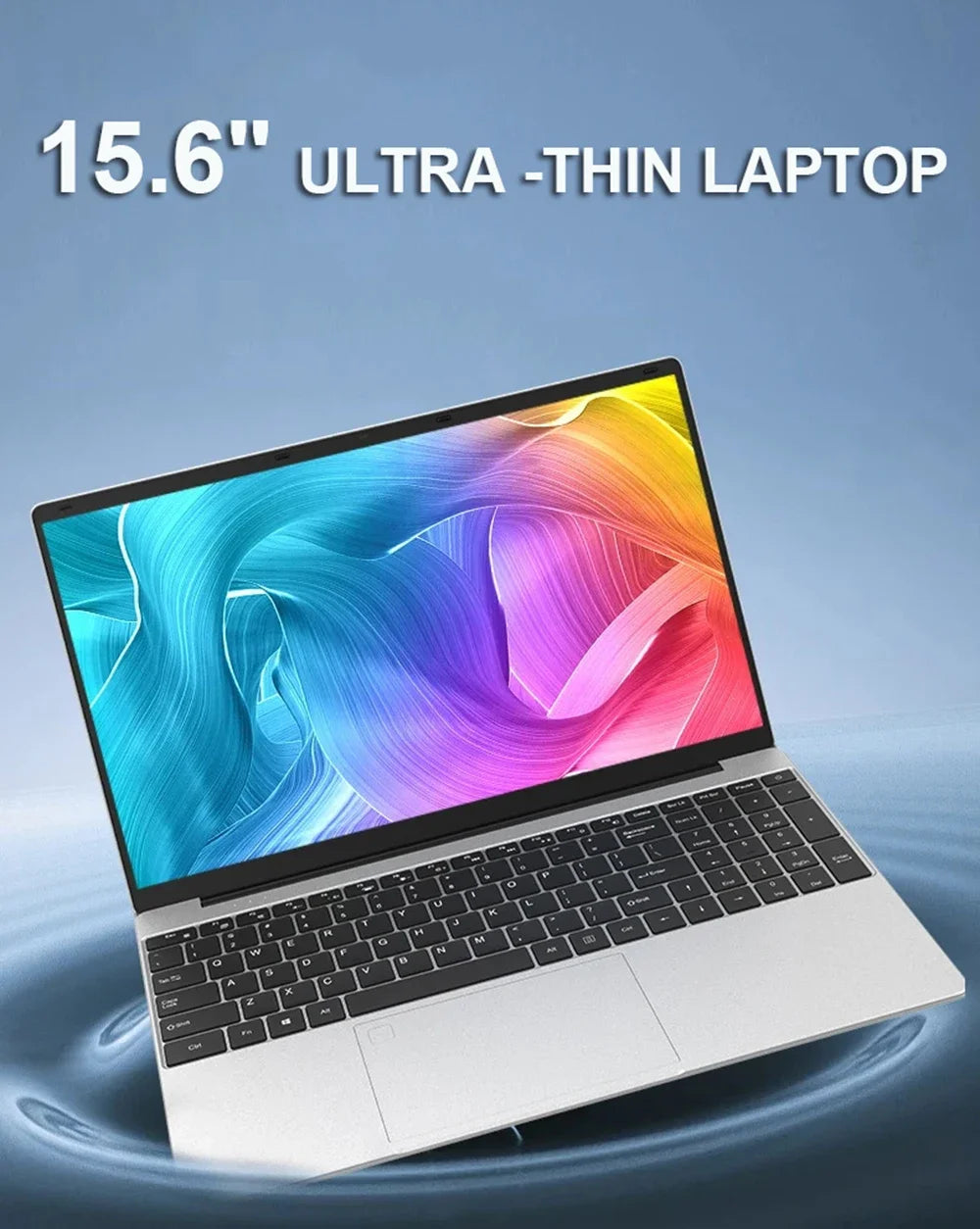 15.6" Laptop — Intel i7-8500Y, 16GB RAM, 1TB SSD, Windows 11 Pro Notebook with Fingerprint Unlock for Office & Gaming