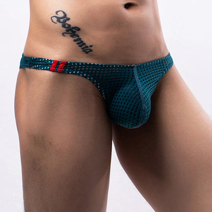 Men’s Ultra-Thin Breathable Underwear – Soft High Elastic Low Waist U-Convex Sexy Briefs Panties Comfort Fit