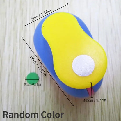 8–50mm Random Color Circle Punch – DIY Embossing & Scrapbooking Paper Cutter Round Hole Punch