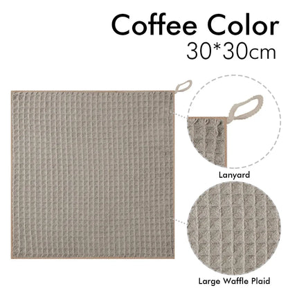 Super Absorbent Barista Towel – Lint-Free Square Coffee Machine Cleaning Cloth