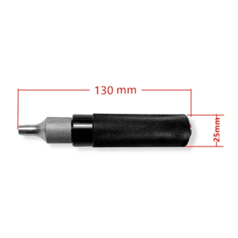 Car & Motorcycle Tire Repair Kit – Plugger Tools with Mushroom Plugs, Probe & Nozzle for Wheel Repair