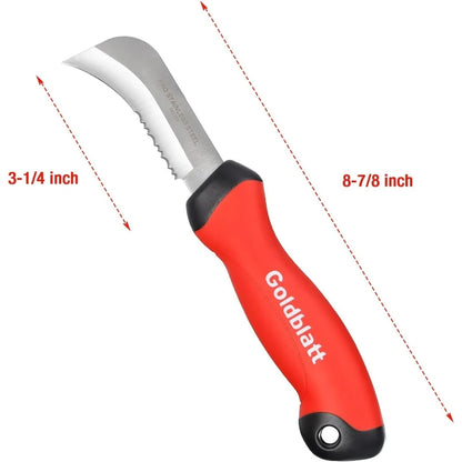 GOLDBLATT G02323 Linoleum Knife - Multifunctional Soft-Grip Carpet Cutting Tool
