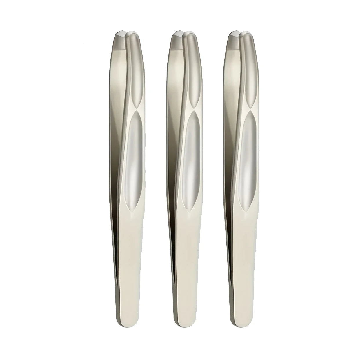 Premium Round Head Tweezers - Precision Eyebrow, Facial Hair & Beard Removal Tool