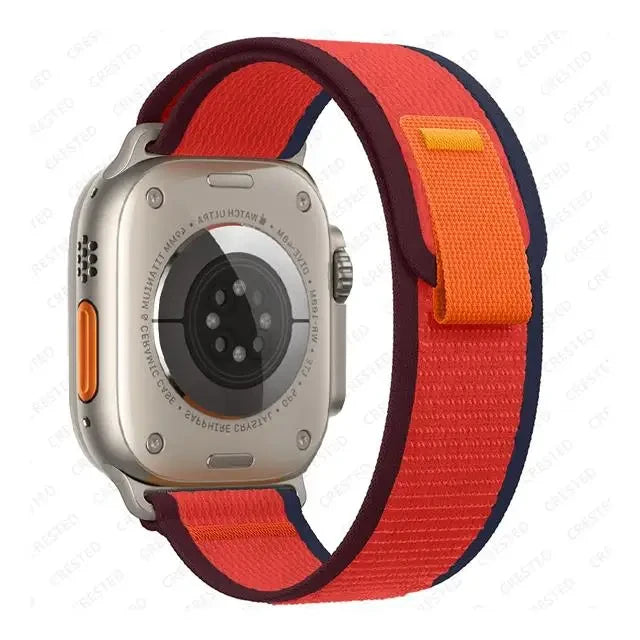 Trail Loop Strap for Apple Watch – Adjustable Band for 49mm 45mm 44mm 42mm 41mm 40mm, Compatible with Series 9 8 7 6 SE 5 4 3