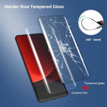 3Pcs Ceramic Hydrogel Screen Protector for Samsung Galaxy S24/S23 Ultra/S22/S21/S20/S10/S9/Note 8/9/10+/20 + Install Kit