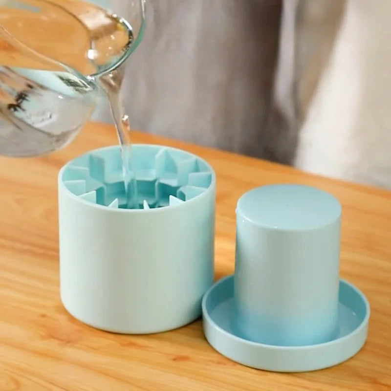 Mini Silicone Ice Cube Mold – Round Ice Bucket & DIY Ice Storage Box for Refrigerator, Creative Barware Tool