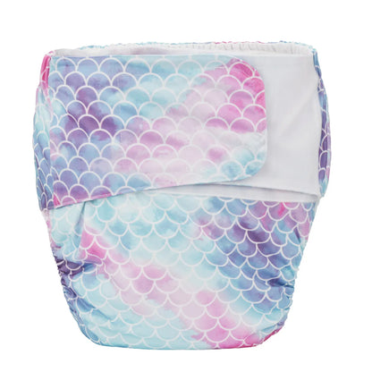 Sigzagor XL Adult Cloth Diaper – Reusable Pocket Nappy with Hook & Loop for Urinary Incontinence 68–128 cm Waist
