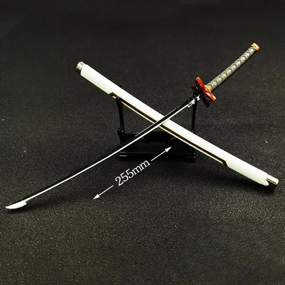 25cm Demon Slayer Katana – Kimetsu No Yaiba Real-Size Samurai Sword Anime Cosplay Prop & Home Decor