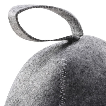 Felt Head Protection Shower Cap – Russian Style Sauna Hat for Heat & Steam, Sauna Vaporarium Accessories