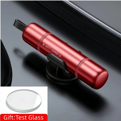 Car Escape Tool 2-in-1 – Window Breaker & Seatbelt Cutter Life-Saving Safety Hammer for Emergencies
