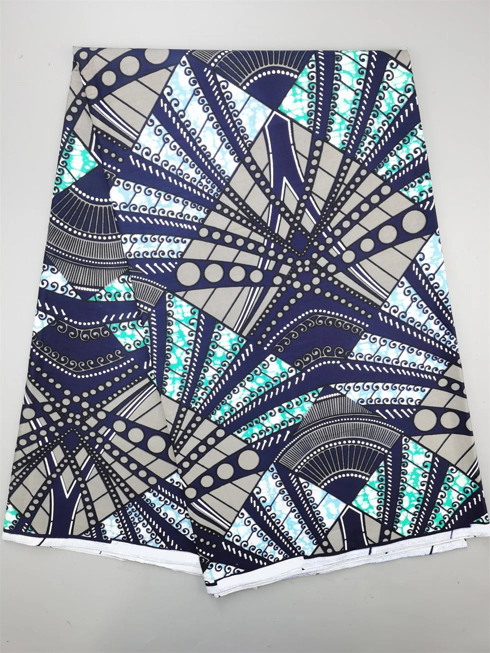 New Nigerian African Wax Fabric - 100% Cotton Real Wax Ankara Print High Quality Original Pagne Material