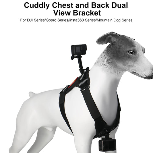 Sheingka Adjustable Sports Camera Chest Strap – Dog Harness Holder for GoPro Hero 4–12