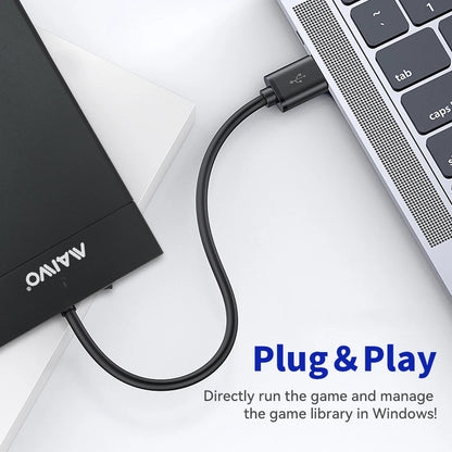 Portable 24TB External Gaming HDD – 390+ Retro Games for PS2, PS3, PS4, WiiU, MAME & Windows PC Playnite System