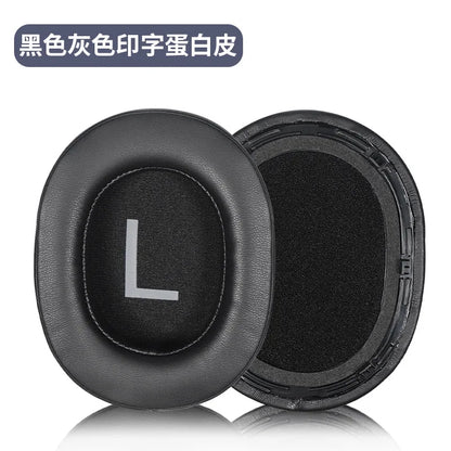 Replacement Protein Leather Ear Pads with Buckle – Soft Foam Cushion Earpads for QCY H3/H4/H3 Lite & TOZO HT2 Headphones High Quality Comfort Upgrade