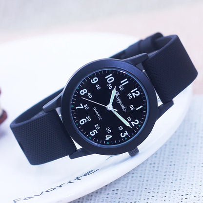 Children's 60-Minute Scale Quartz Wristwatch - Silicone Strap Watch for Boys & Girls, Junior High & Elementary School Exam Watch