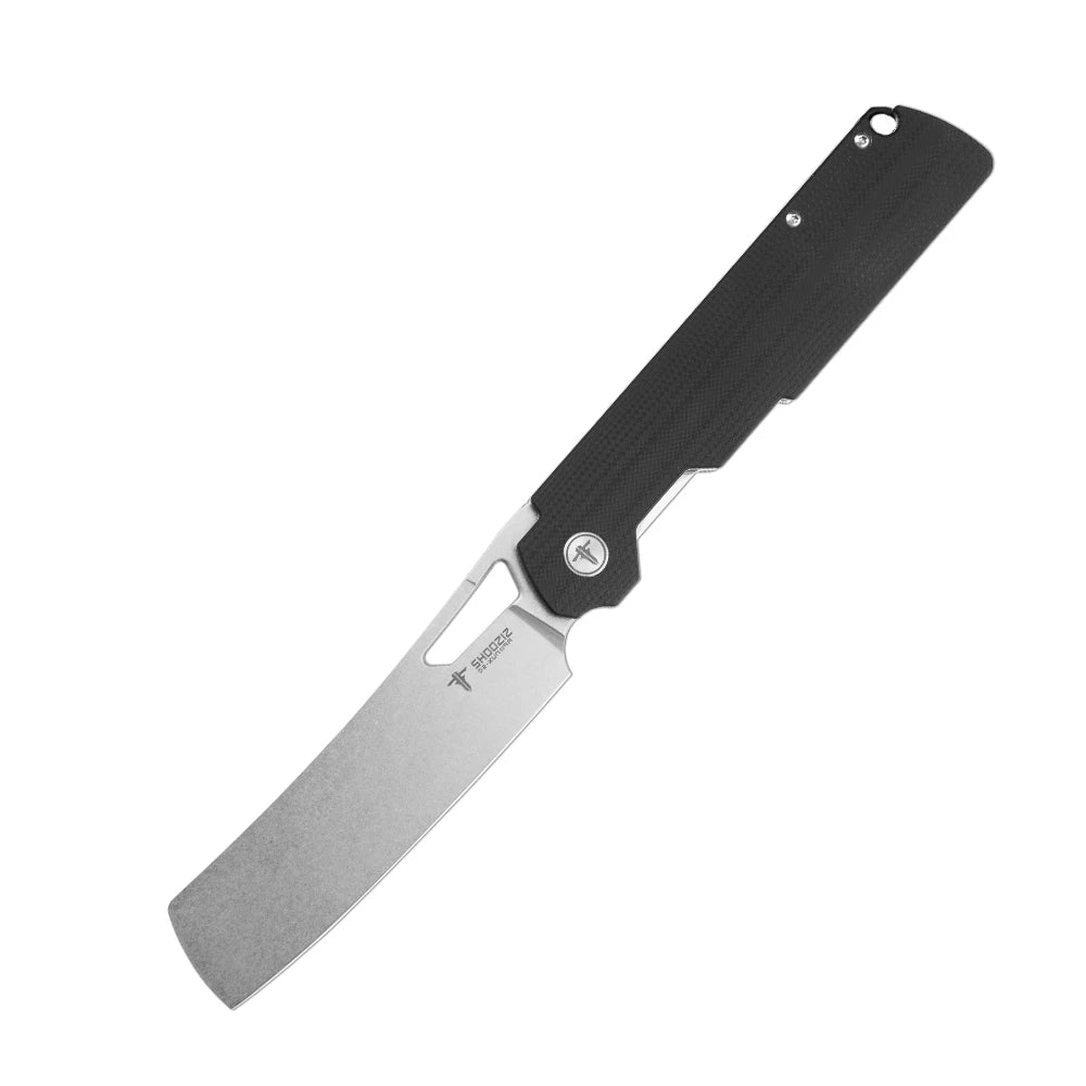 SHOOZIZ XUN120 XUN119 Folding Knife - D2 Steel Flax Handle Outdoor Camping EDC Pocket Tool