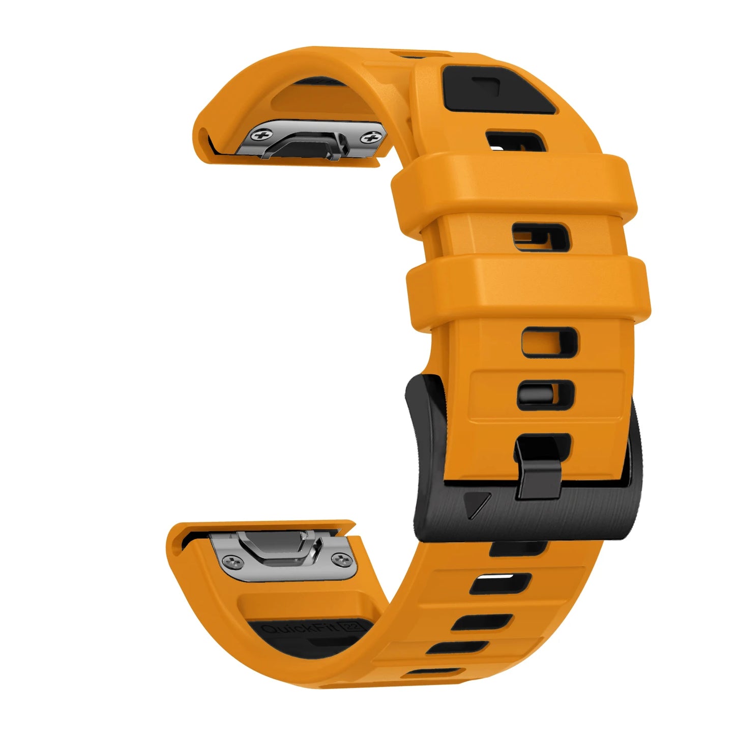 Fenix7 QuickFit Silicone Watch Strap 22mm–26mm – Replacement Band for Garmin Fenix 5/5X/6/6X/7/7X/8, Epix Pro, Enduro 2/3