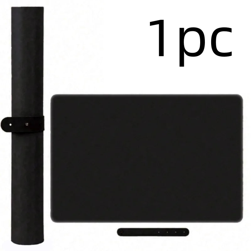 Nail Art Table Mat - Soft Foldable PU Leather Manicure Hand Rest Pad