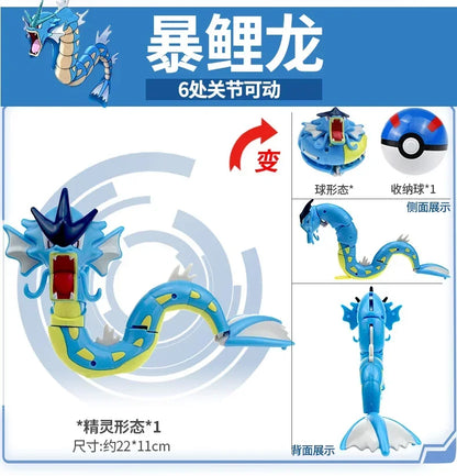 Original Pokémon Elf Ball Toys — Pocket Monsters Figures including Pikachu, Gengar, Dragonite & More