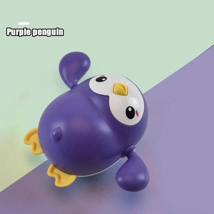 Baby Bath Toys Clockwork Swimming Animals – Cute Kids Bath & Shower Water Play Toys for Bathtub Fun and Learning