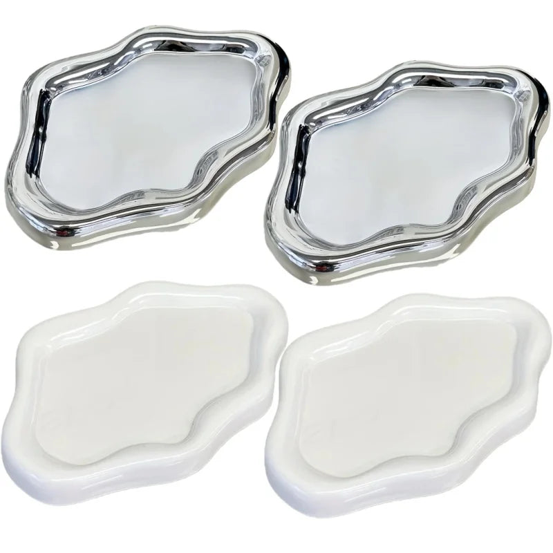 Cloud-Shaped Jewelry Tray - Decorative Organizer for Rings, Earrings, Bracelets & Necklaces Vanity Bedroom Decor