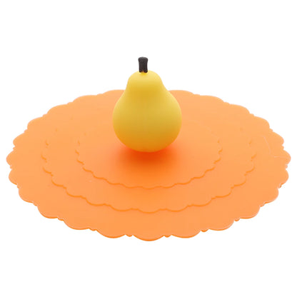 Cartoon 10cm Cute Silicone Cup Cover - Heat-Resistant, Leak-Proof, Dustproof Sealed Lid for Tea Cups