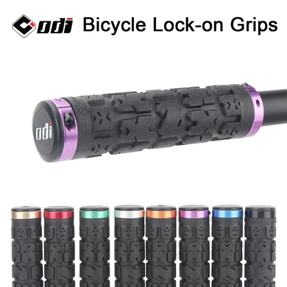 ODI RG01 Bicycle Handlebar Grips – Anti-Slip Lock-On Shock Absorbing MTB & Road Bike Grips