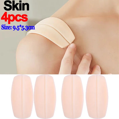 2/6PCS Silicone Anti-Slip Bra Strap Pads – Soft Shoulder Cushions for Women Pain Relief
