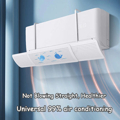 Universal Air Conditioning Windshield - Anti-Direct Blowing Wall-Mounted Air Outlet Baffle for Confinement of Cold Air