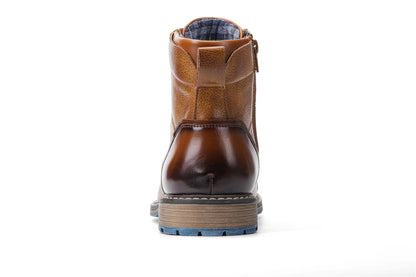 2023 Retro Men’s Leather Boots – Comfortable Spring Fashion Boots, Size 7-13
