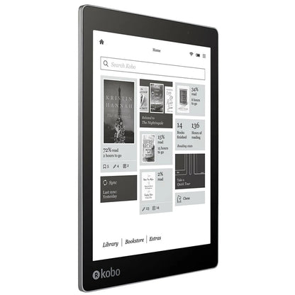 KOBO Aura One 7.8" E-Reader | 300PPI HD Carta E-Ink, IPX8 Waterproof, 8GB WIFI, Two-Color Light