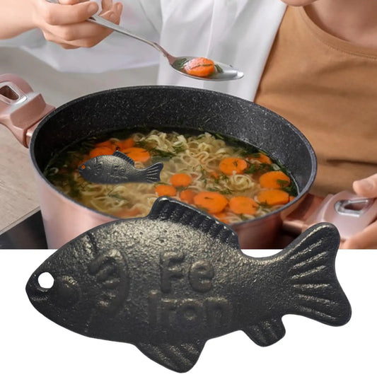 2pcs Iron Fish Cooking Accessory - Natural Iron Supplement Alternative for Iron-Enriched Meals and Kitchen Use