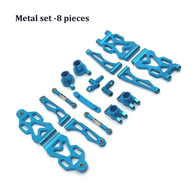 SCY Metal Upgrade Kit — Rear Suspension Hub, Rod, Swing Arm, Gear Bearing, Steering Cup & Drive Shaft for 16101Pro, 16102Pro, SG116 Max