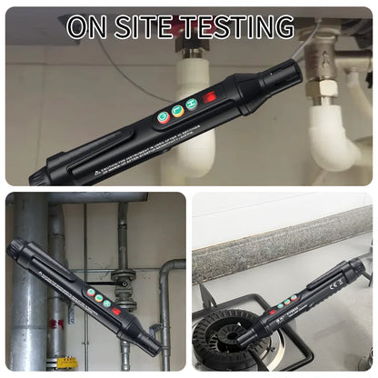 2024 Portable Gas Leak Detector - Natural & Combustible Gas Sniffer with Audible and Visual Alarm - Reliable Gas Detection Test Tool