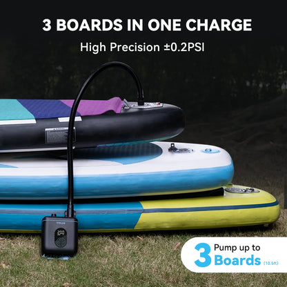 AIRBANK 20PSI SUP Board Electric Pump – 4000mAh 11V PVC Inflatable Pump for Stand-Up Paddle Board & Kayak Inflation