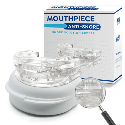 Silicone Anti-Snore Mouthpiece – Mouth Guard for Snoring, Bruxism, Sleep Apnea, and Teeth Protection