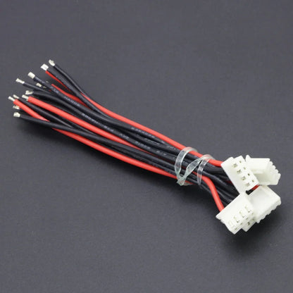 10pcs Lipo Battery Balance Charger Cables – 1S to 8S, IMAX B6 Connector, 30/20/15/10cm Single Head Wire