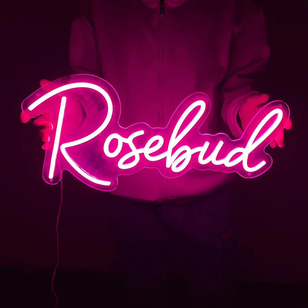 Custom Kids Name Neon Sign – Personalized Acrylic LED Birthday & Home Wall Decor