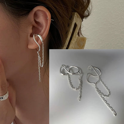 PANJBJ925 Sterling Silver Hoop Earrings - Frosted Geometric Design Fashion Jewelry Gift for Women