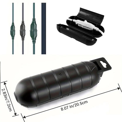 Outdoor Waterproof Extension Cable Safety Cover – Weatherproof Electrical Connection Box for Indoor & Outdoor Socket Protection and Secure Power Use